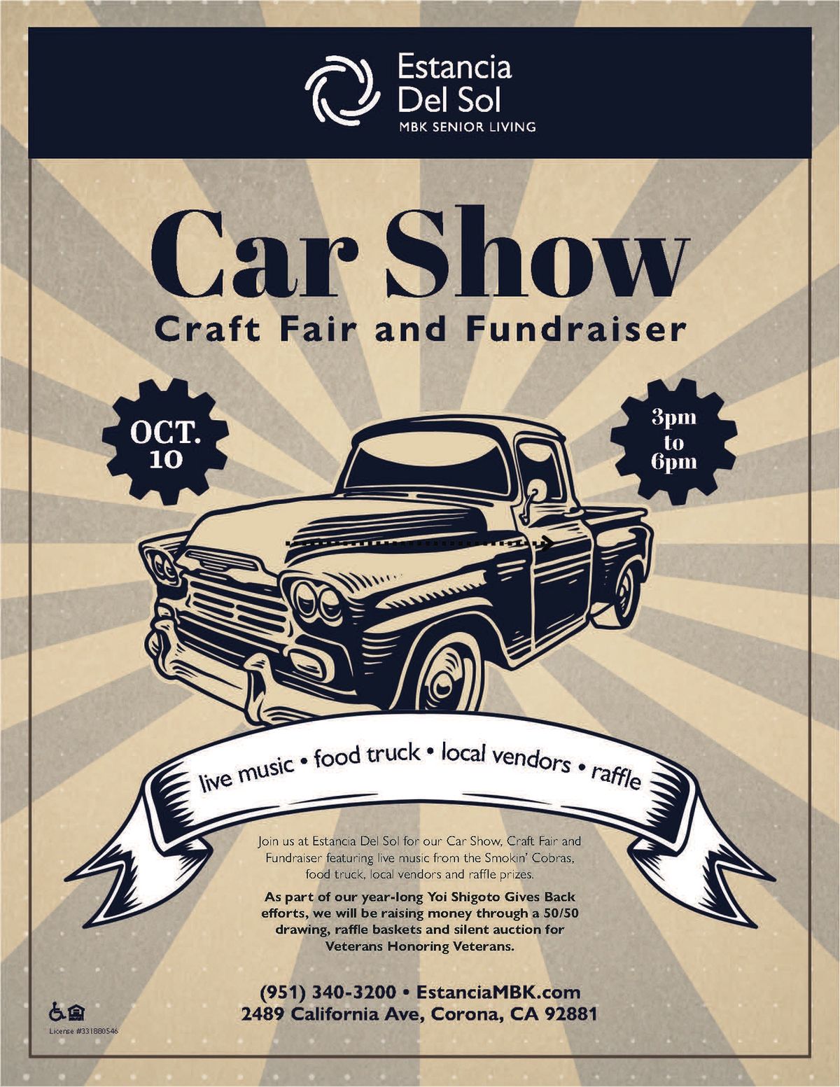 Car Show, Craft Fair and Fundraiser 