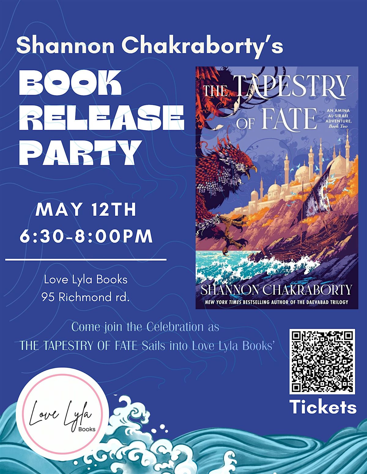 Shannon Chakraborty\u2019s 'The Tapestry of Fate' Book Launch Party