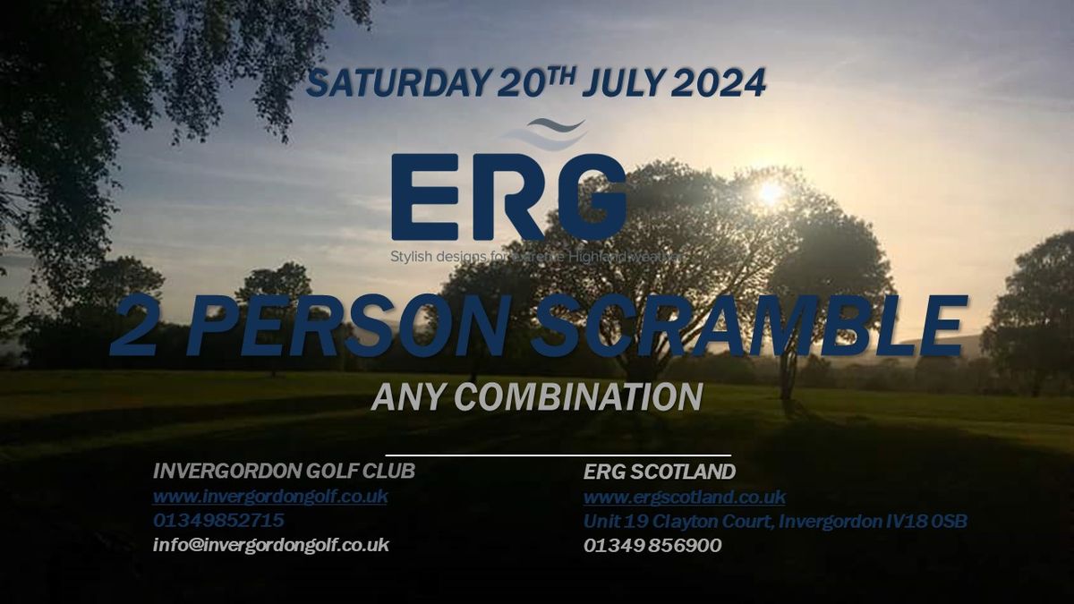 THE ERG SCOTLAND - 2 PERSON SCRAMBLE OPEN