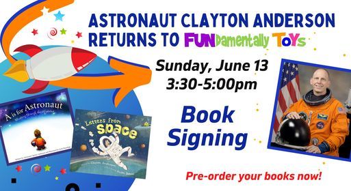Astronaut Clayton Book Signing