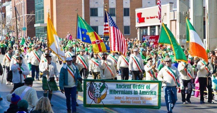 AOH March in Utica's Saint Patrick\u2019s Day Parade 2025