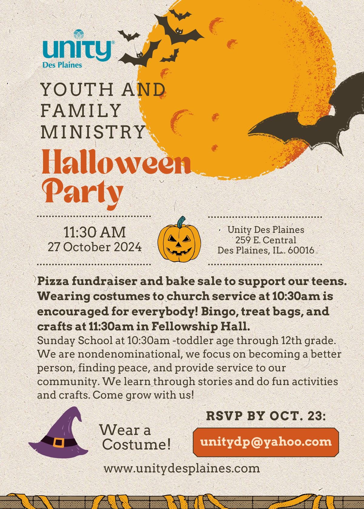 UDP Youth Family Ministry Halloween Party