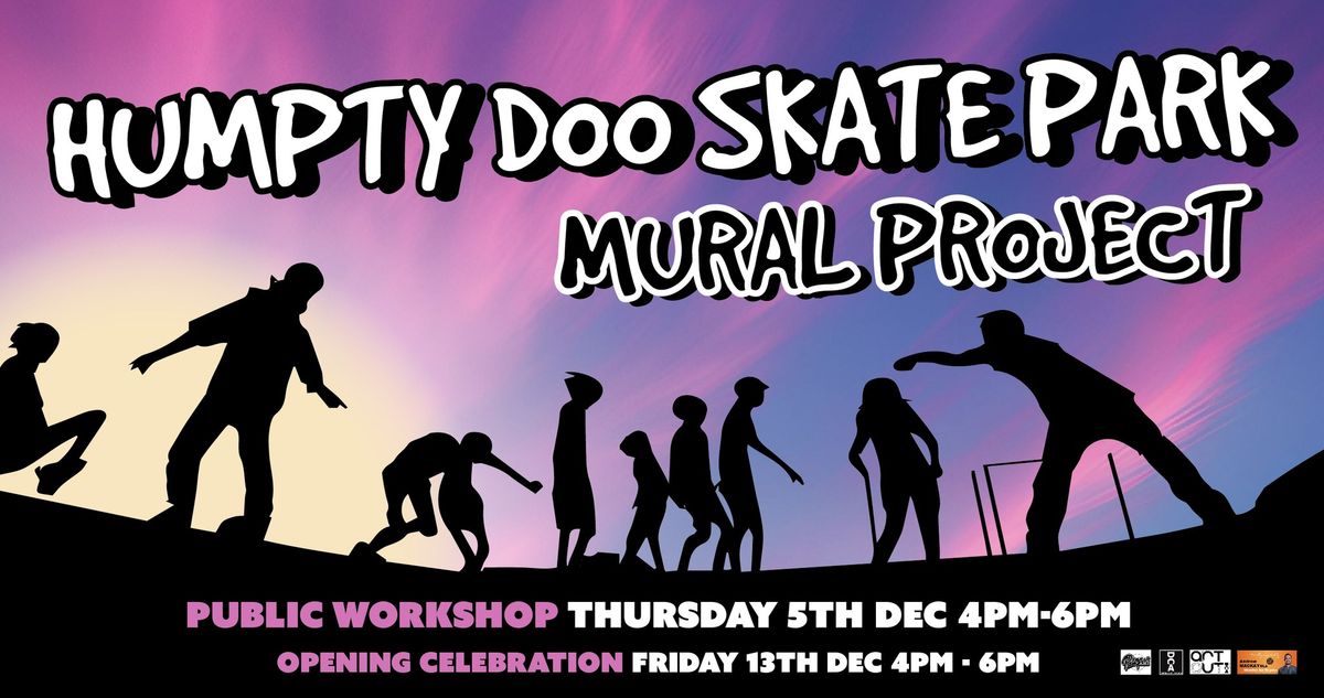 Humpty Doo skate park mural project