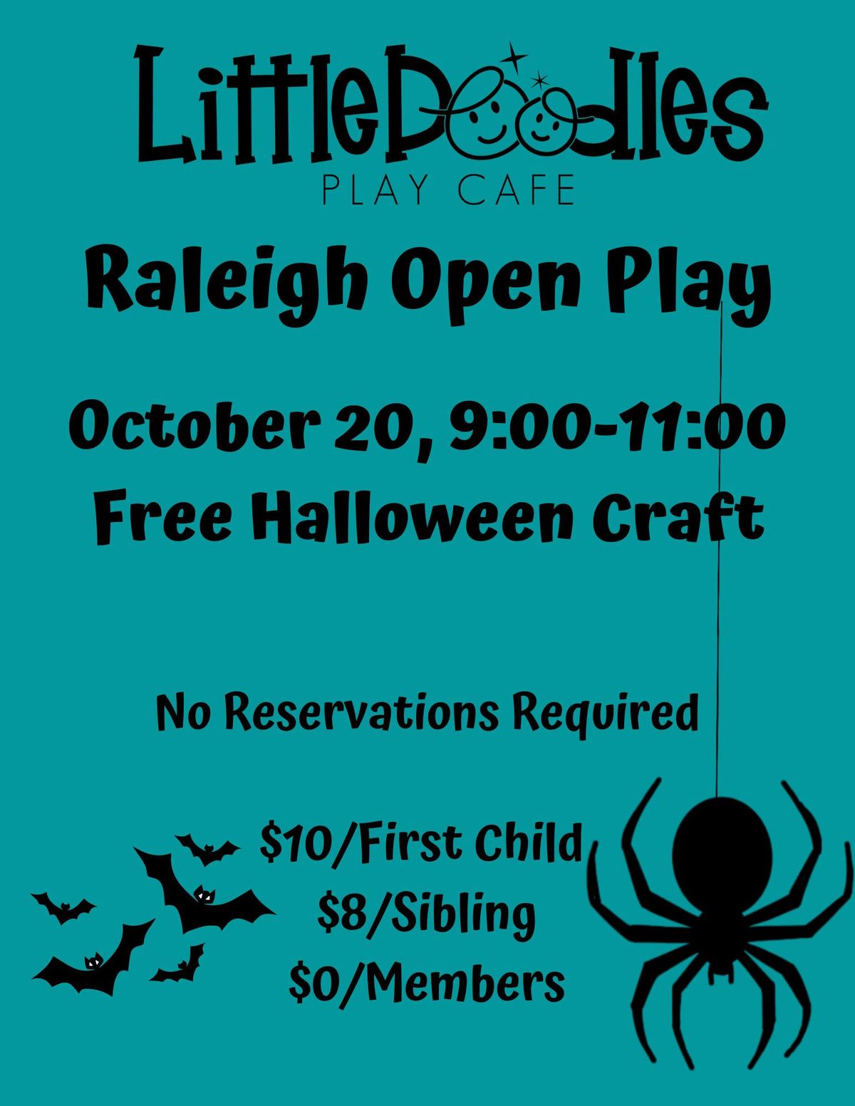 Weekend Open Play with Halloween Crafts