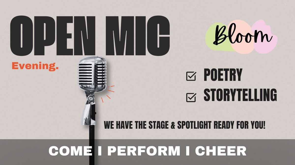 Open Mic : Poetry