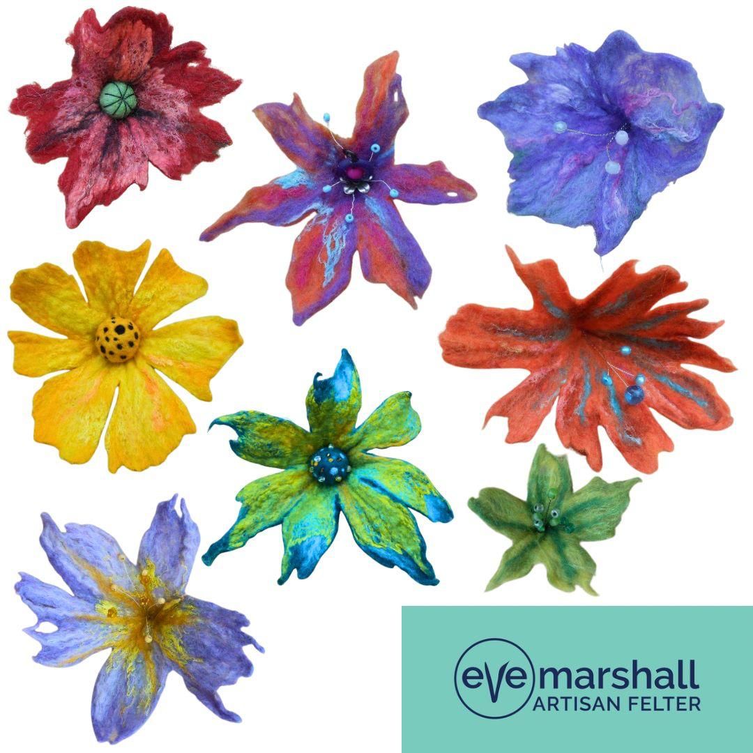 Worth 200 Workshops - Felt Flowers with Eve Marshall