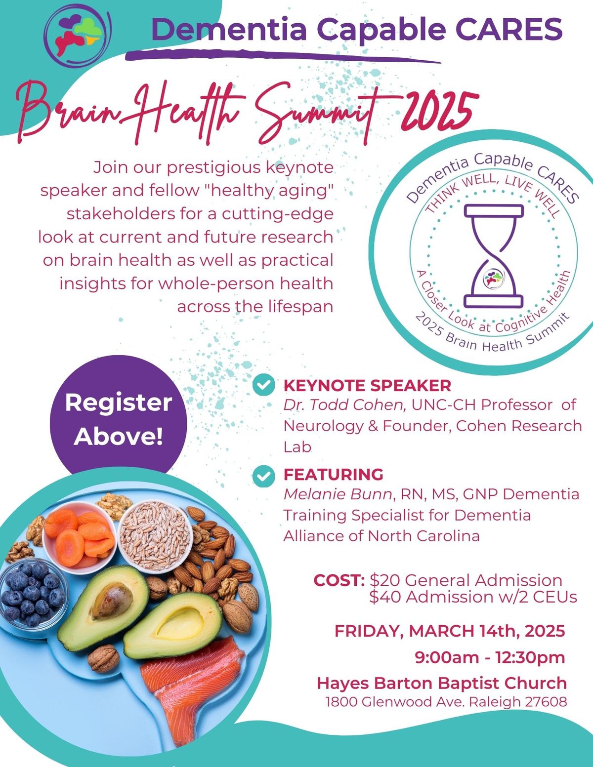 DCC's Annual Brain Health Summit: Think Well, Live Well - A Closer Look at Cognitive Health