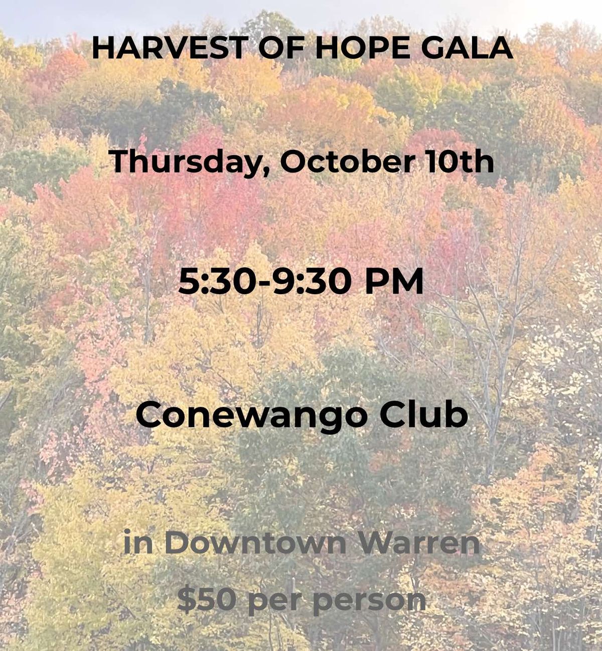 Harvest of Hope Gala