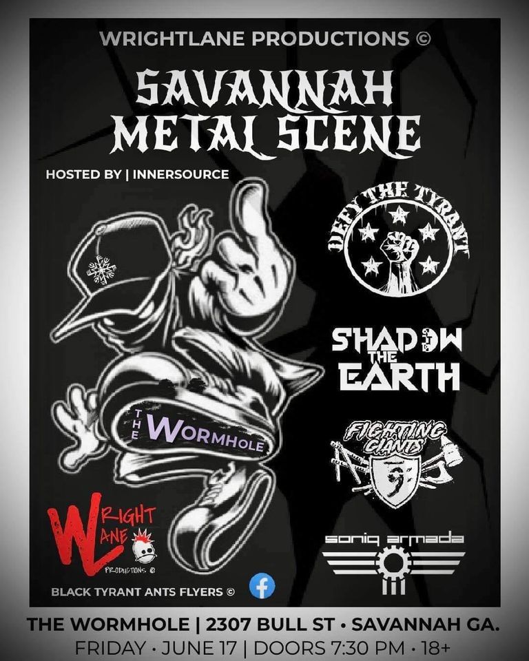 Savannah Metal Scene and WrightLane Productions presents Defy the