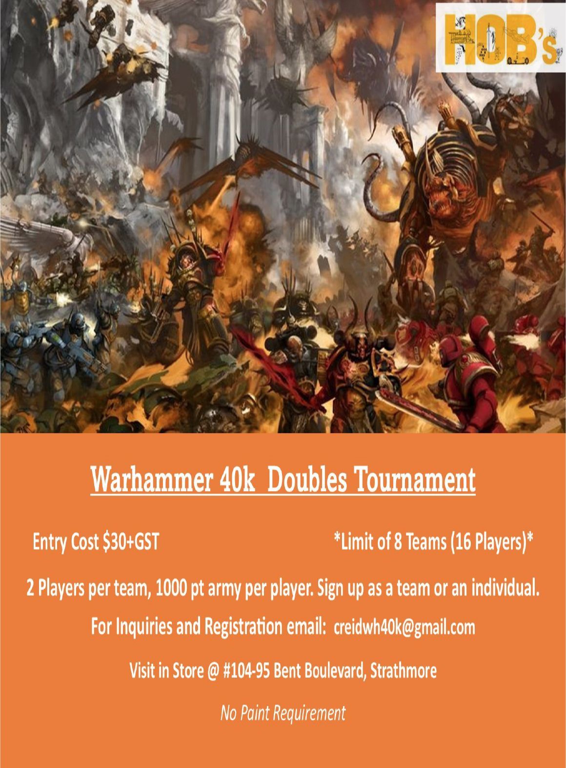 Warhammer 40K Double Tournament