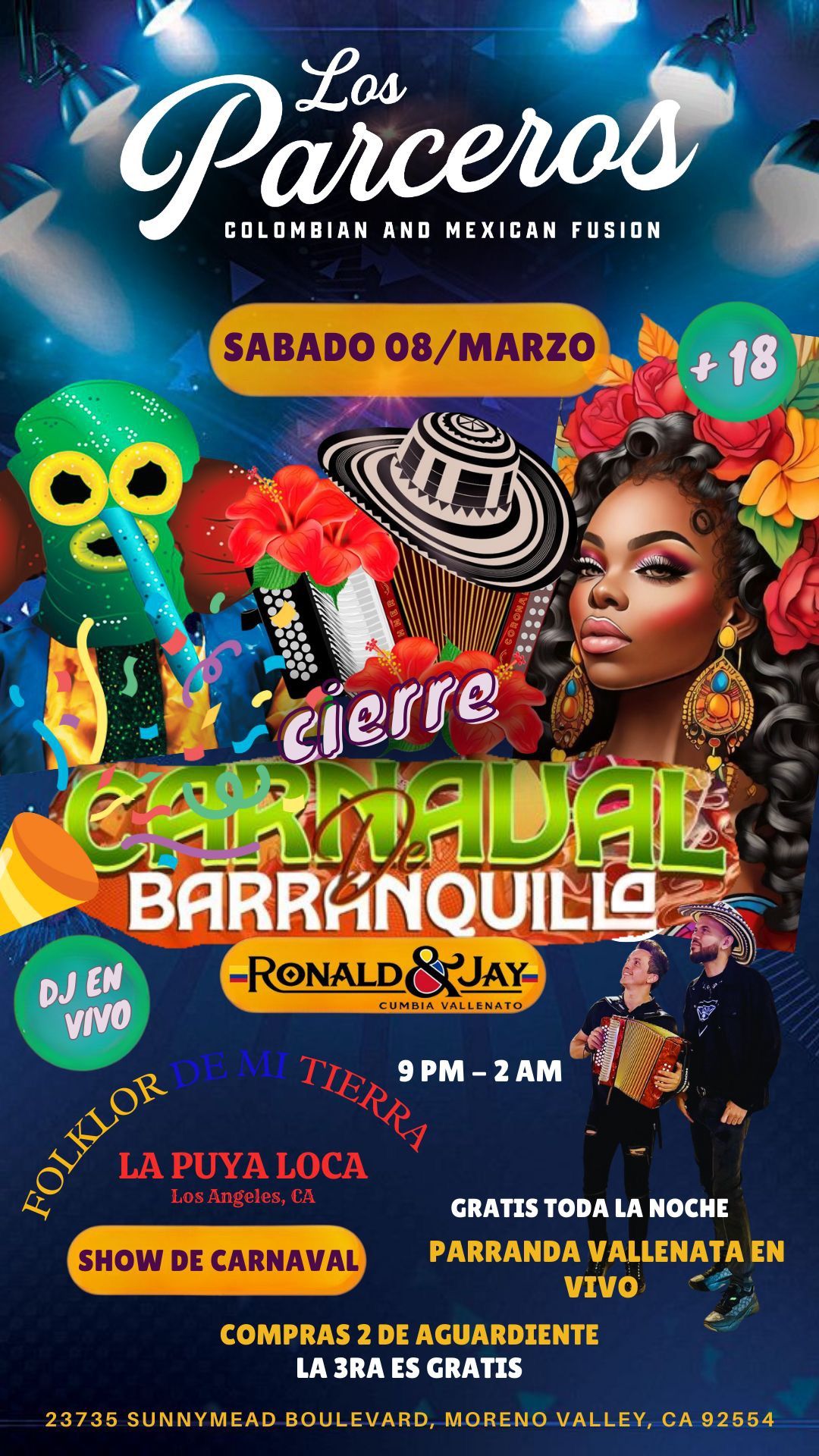 En Los Parceron el Carnaval de Barranquilla 