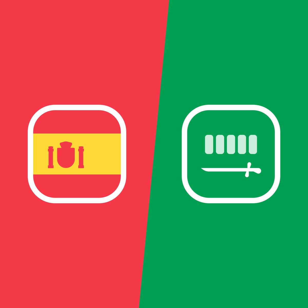 Spain vs Saudi Arabia - World Cup - Match 38 (Group H)