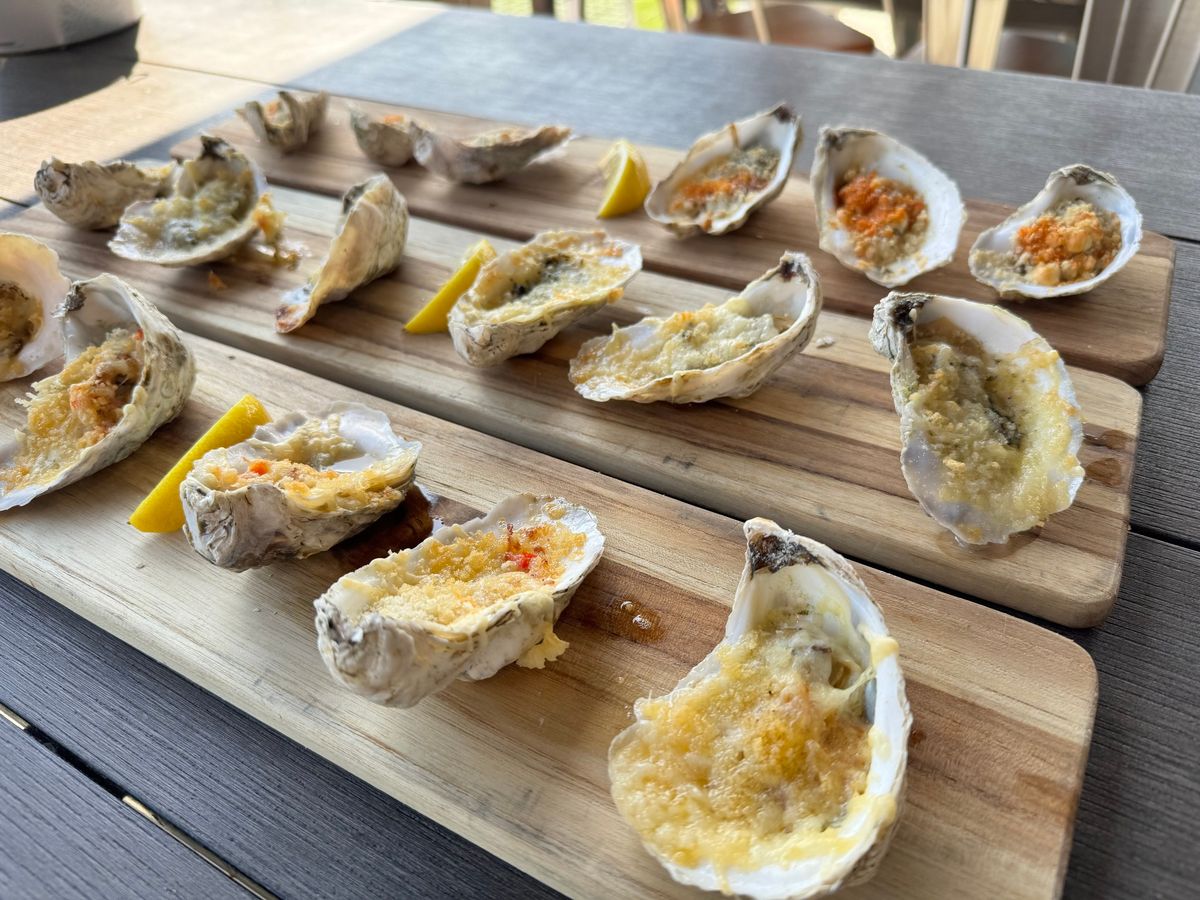 Oysters 5 Ways - Direct off the grill 