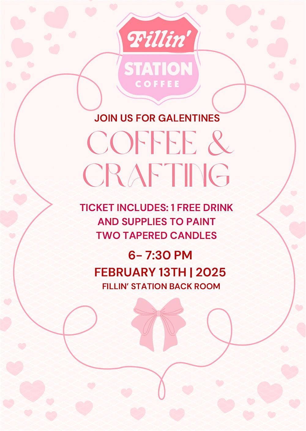 Coffee and Crafting: Galentines Candles!