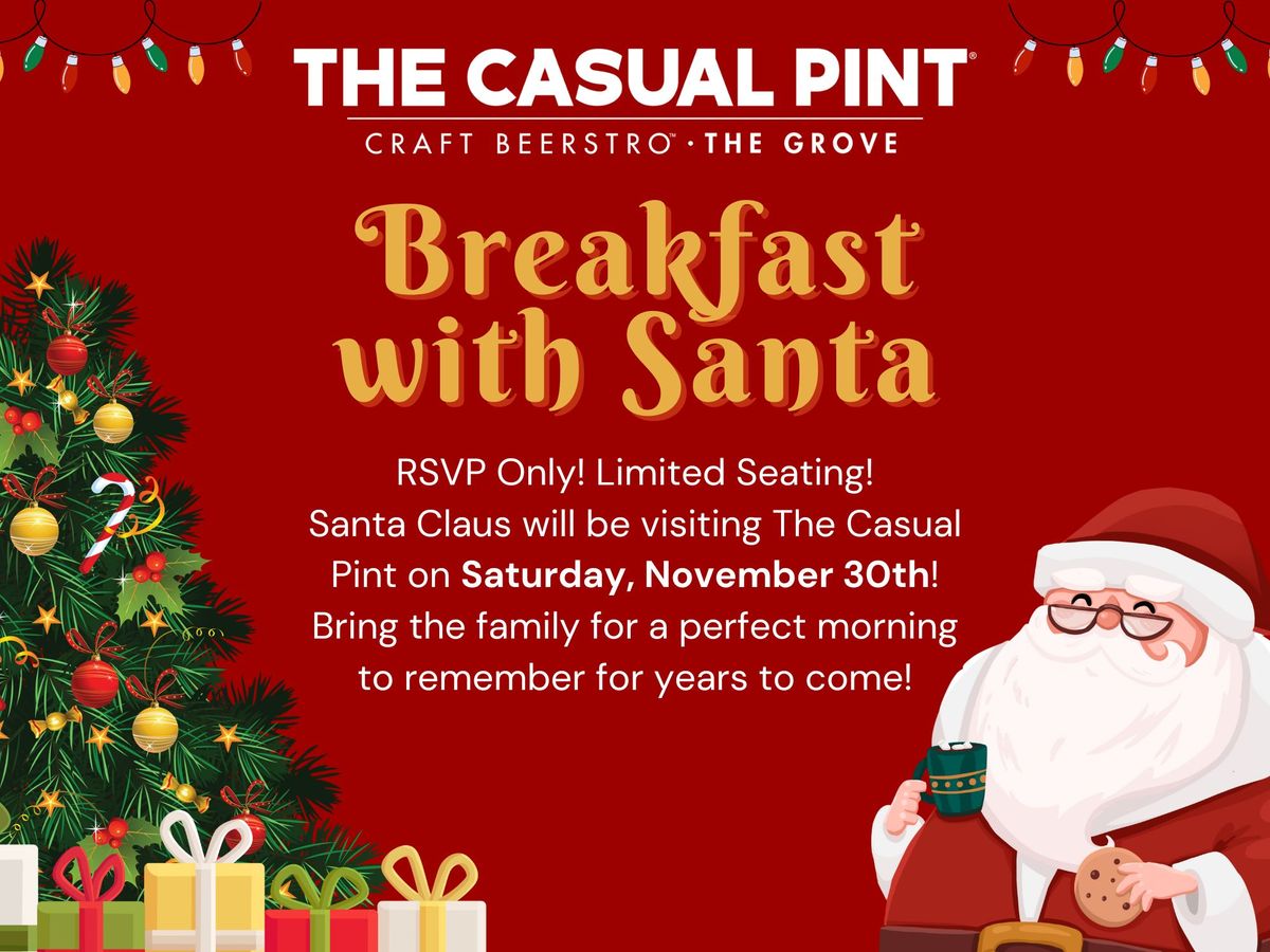 Breakfast With Santa - Saturday, November 30th