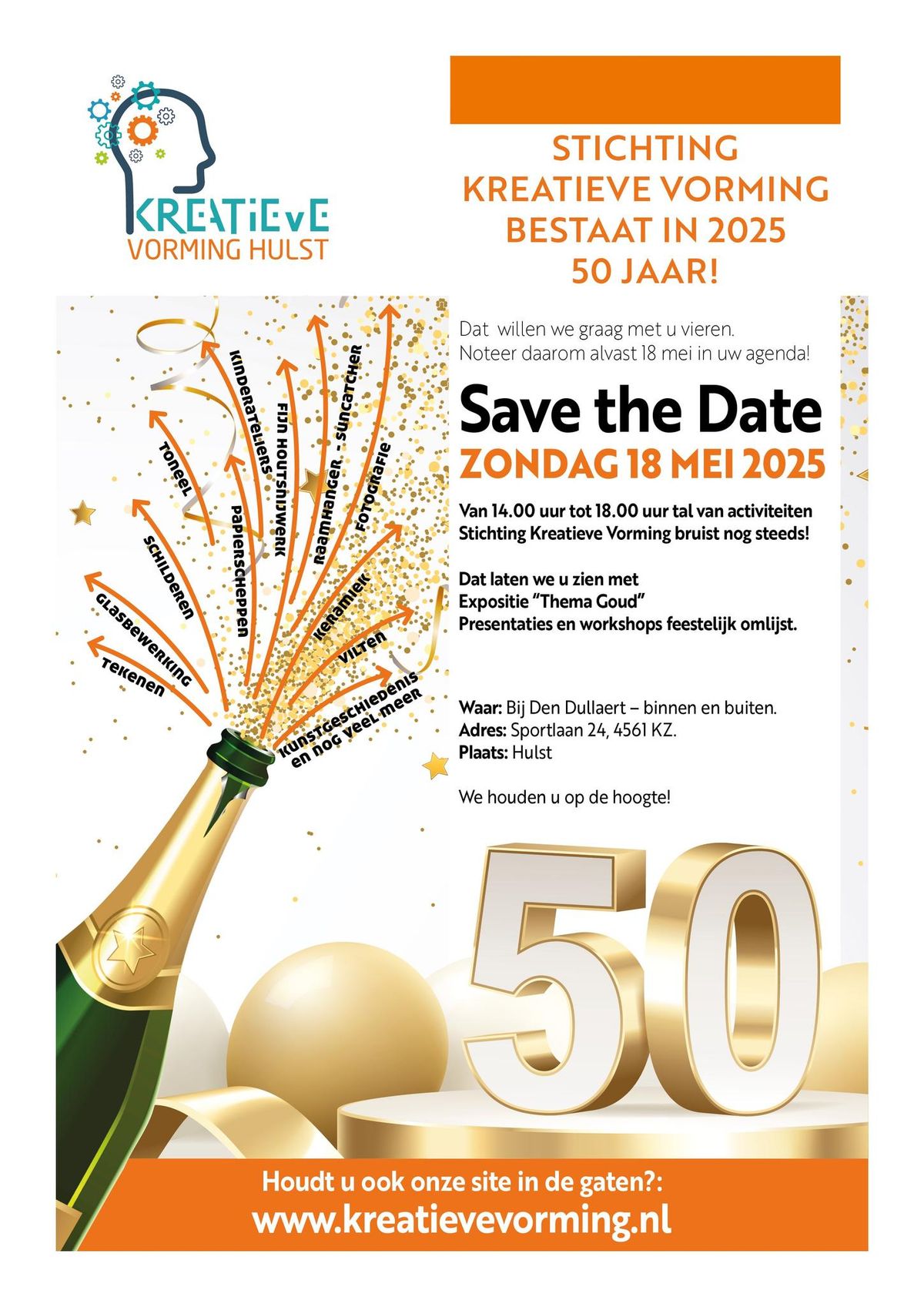 JUBILEUMFEEST EXPOSITIE "THEMA GOUD"