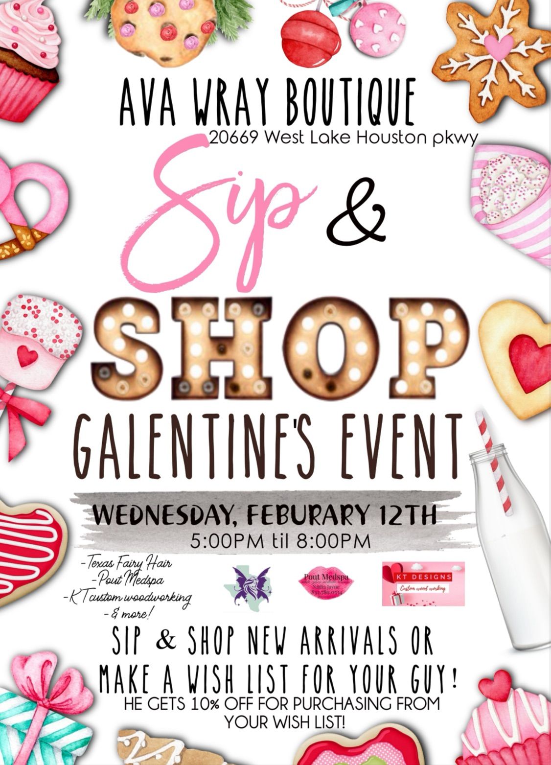 Galentine's Day Sip & Shop