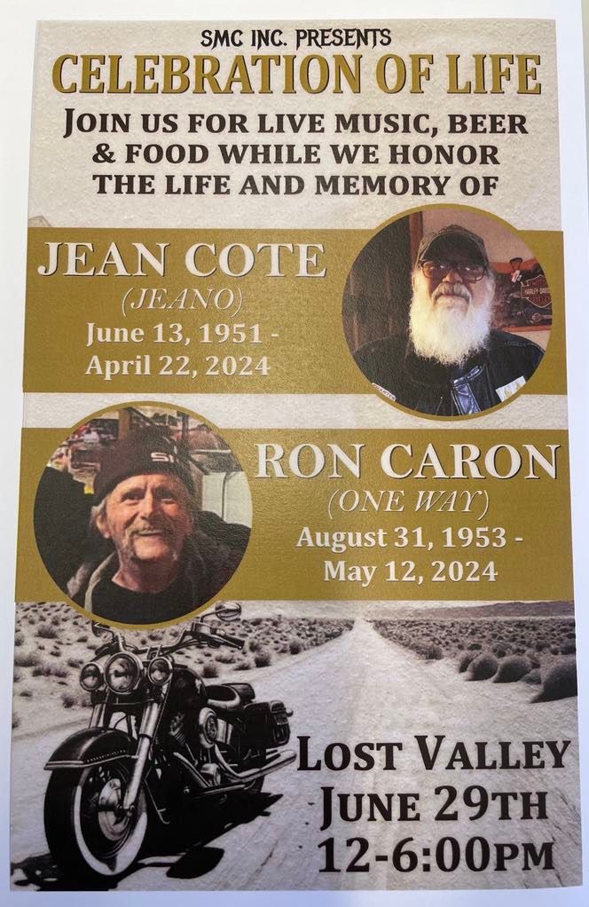 Celebration of life for Jeano and One way 