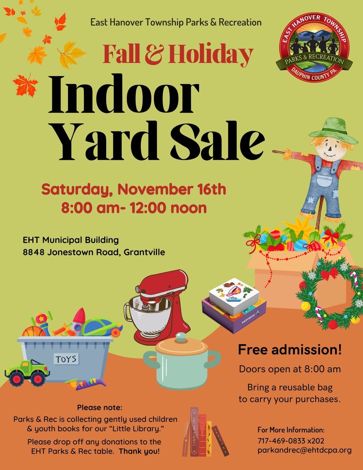 Fall & Holiday Indoor Yard Sale