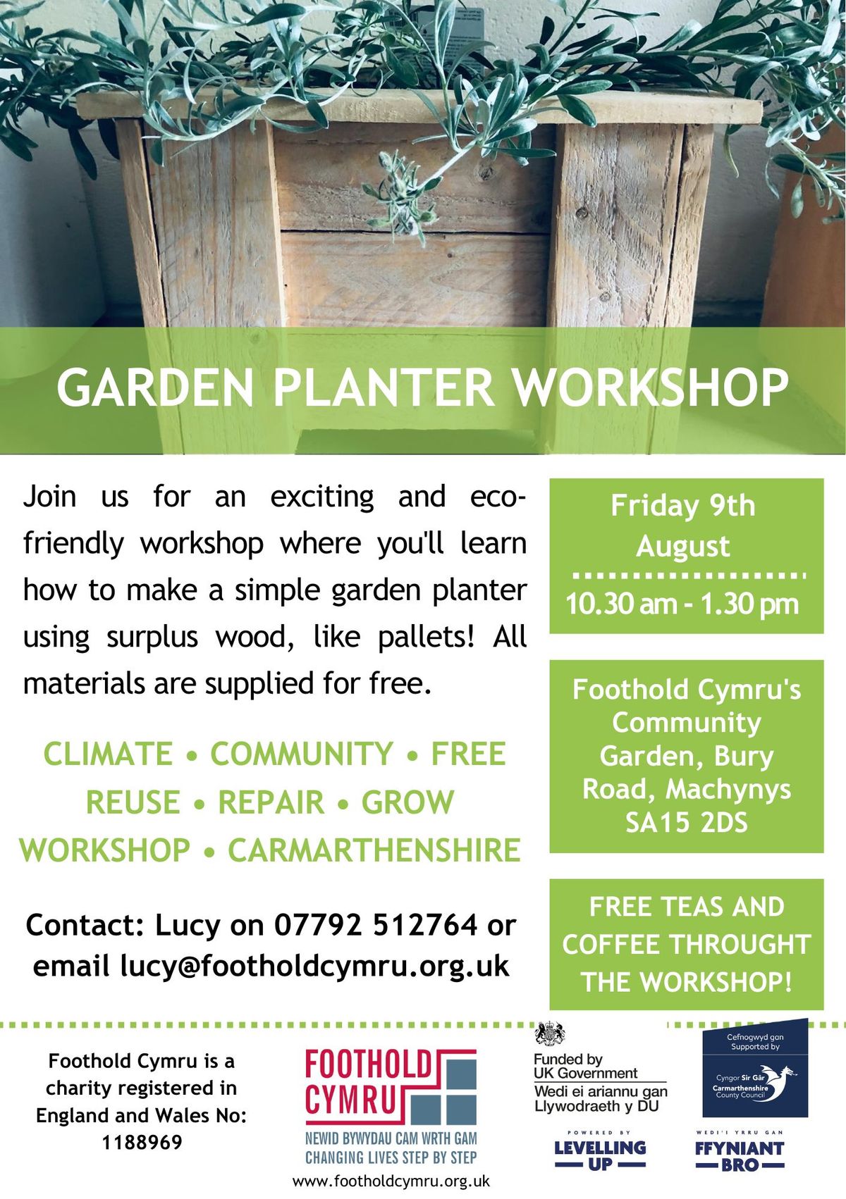 GARDEN PLANTER WORKSHOP