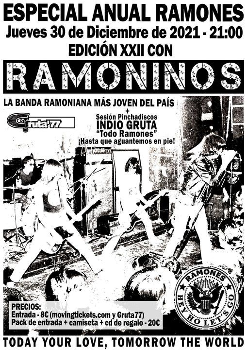 Especial Anual Ramones (Edici\u00f3n 22) con Ramoninos en Gruta77