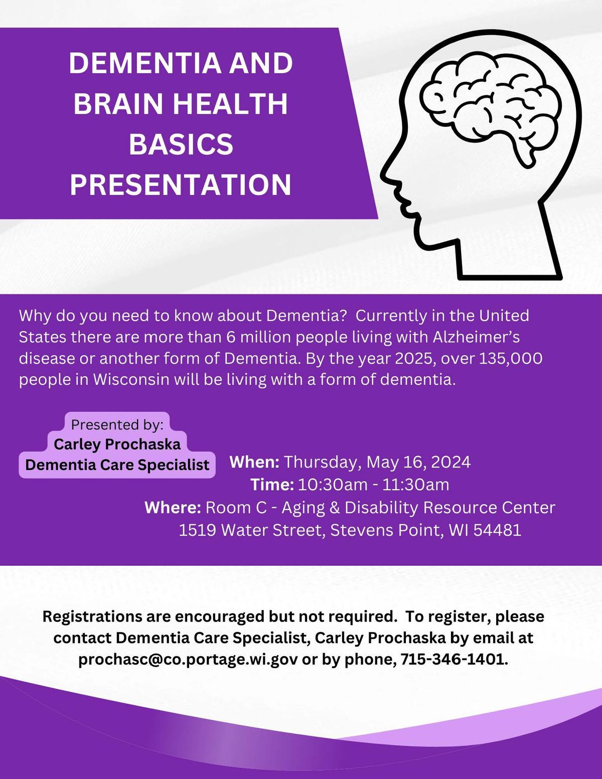 Dementia and Brain Health Basics Presentation