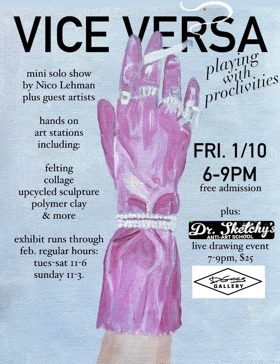 OPENING NIGHT - Vice Versa: Playing with Proclivities, an Interactive Art Exhibit