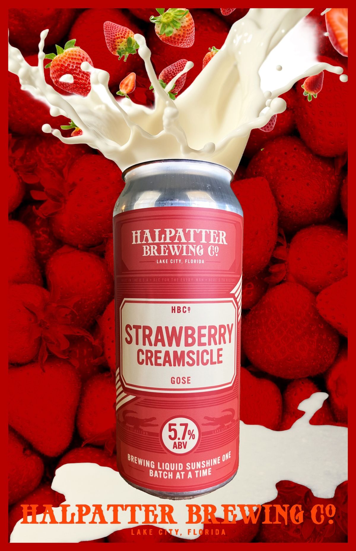 Strawberry Creamsicle Canned Beer Release!