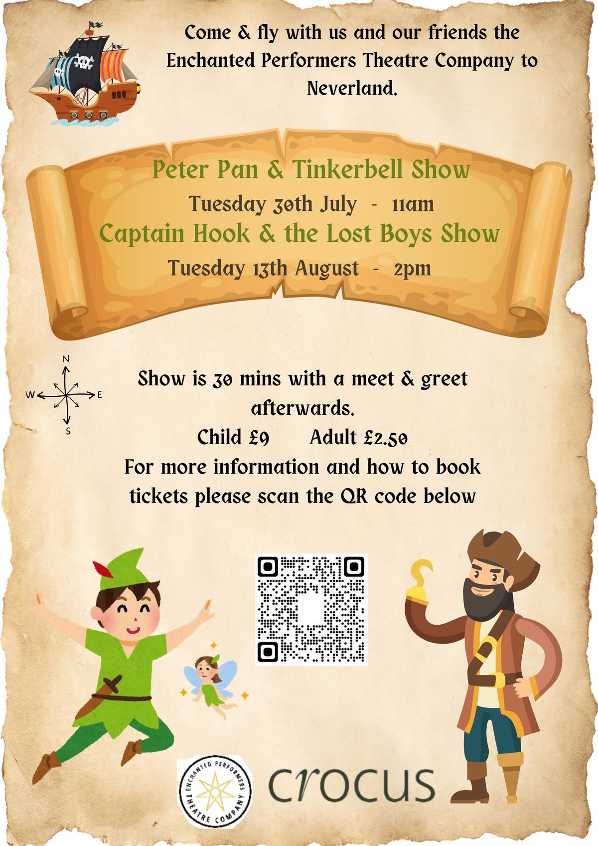Peter Pan and Tinkerbell Show