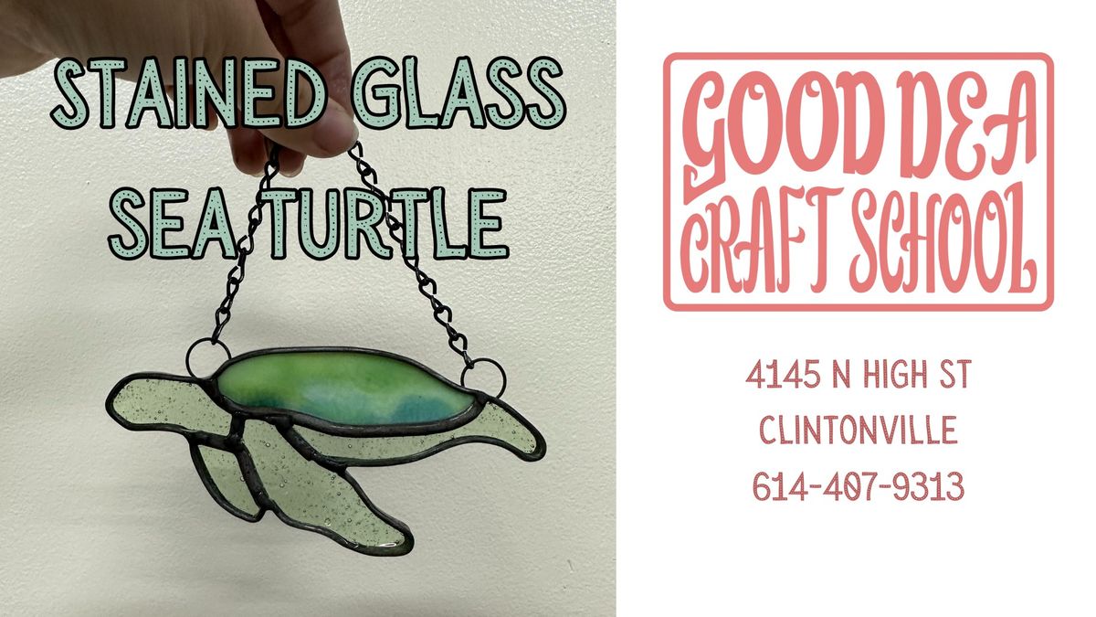 Stained Glass Sea Turtle - Fundraiser Art Class