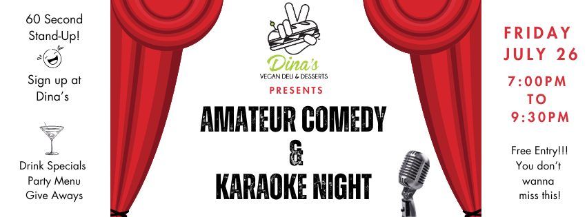 AMATEUR COMEDY & KARAOKE NIGHT