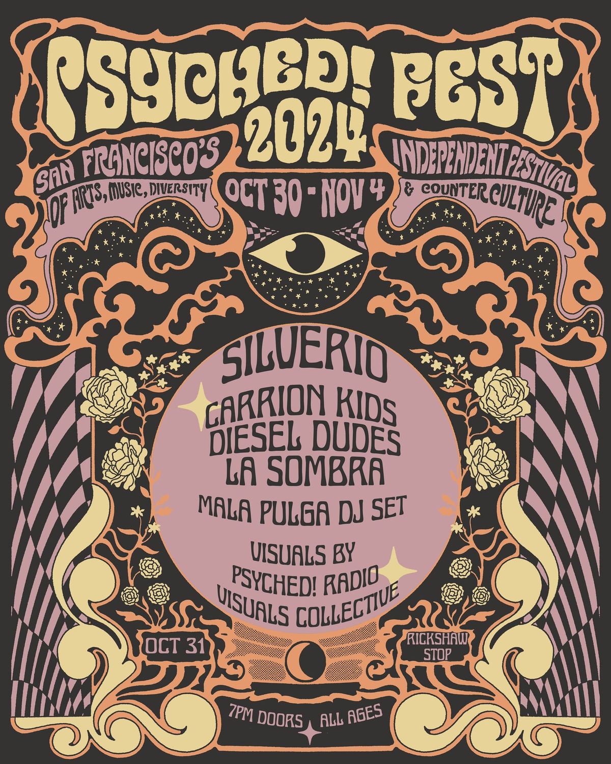 PSYCHED! FEST 2024 with SILVERIO, Carrion Kids,  Diesel Dudes,  La Sombra  at Rickshaw Stop