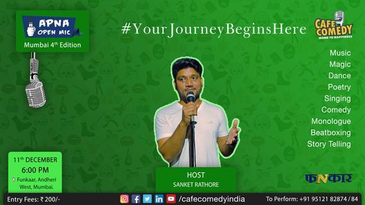 Apna Open Mic (Mumbai - 4th Edition)