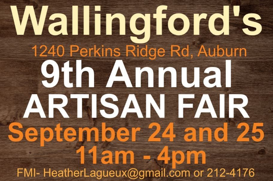 Wallingfords Fruit House 2025 9th Annual Artisan Fair, Wallingford's