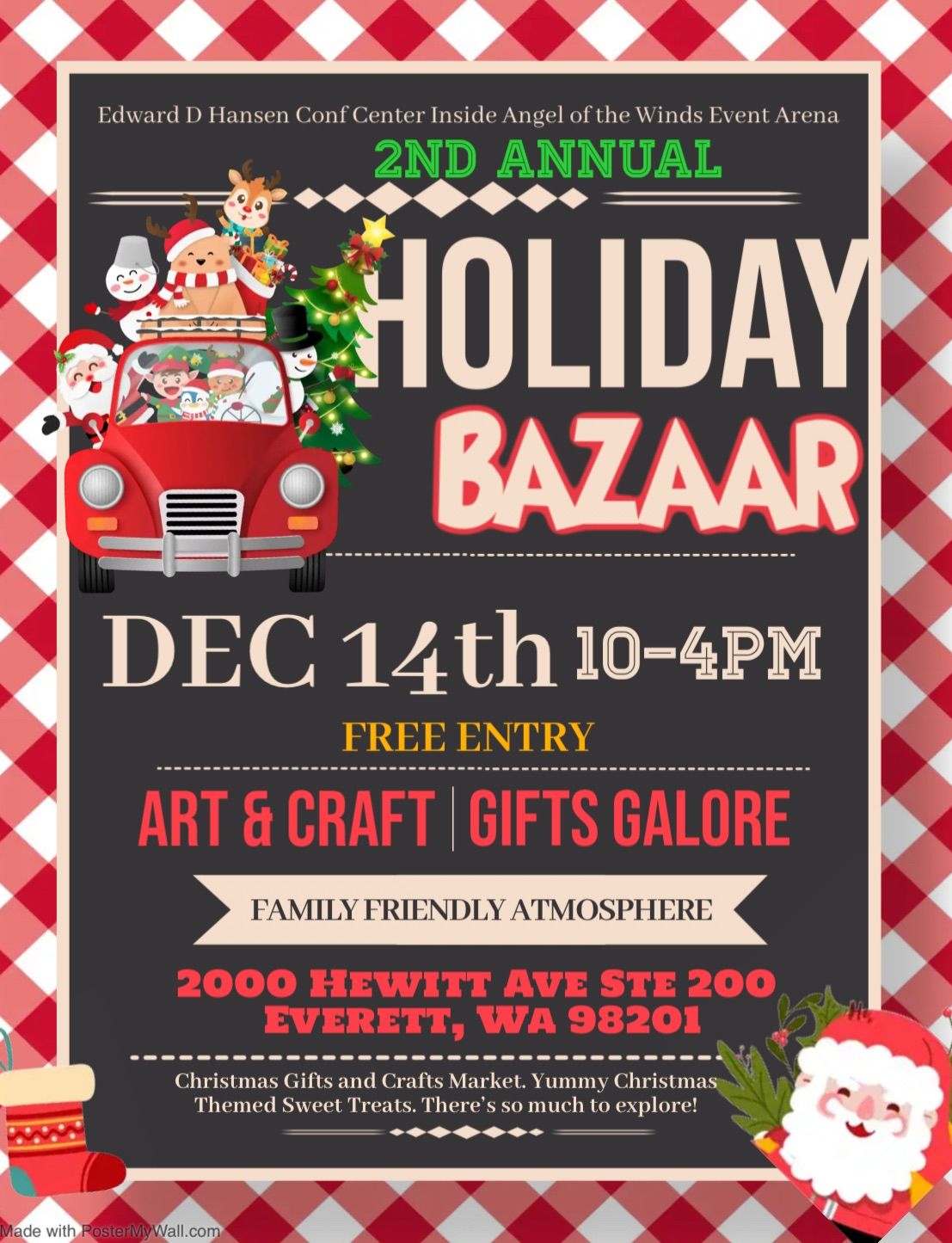 Holiday Bazaar-Inside Angel of the Winds Arena 