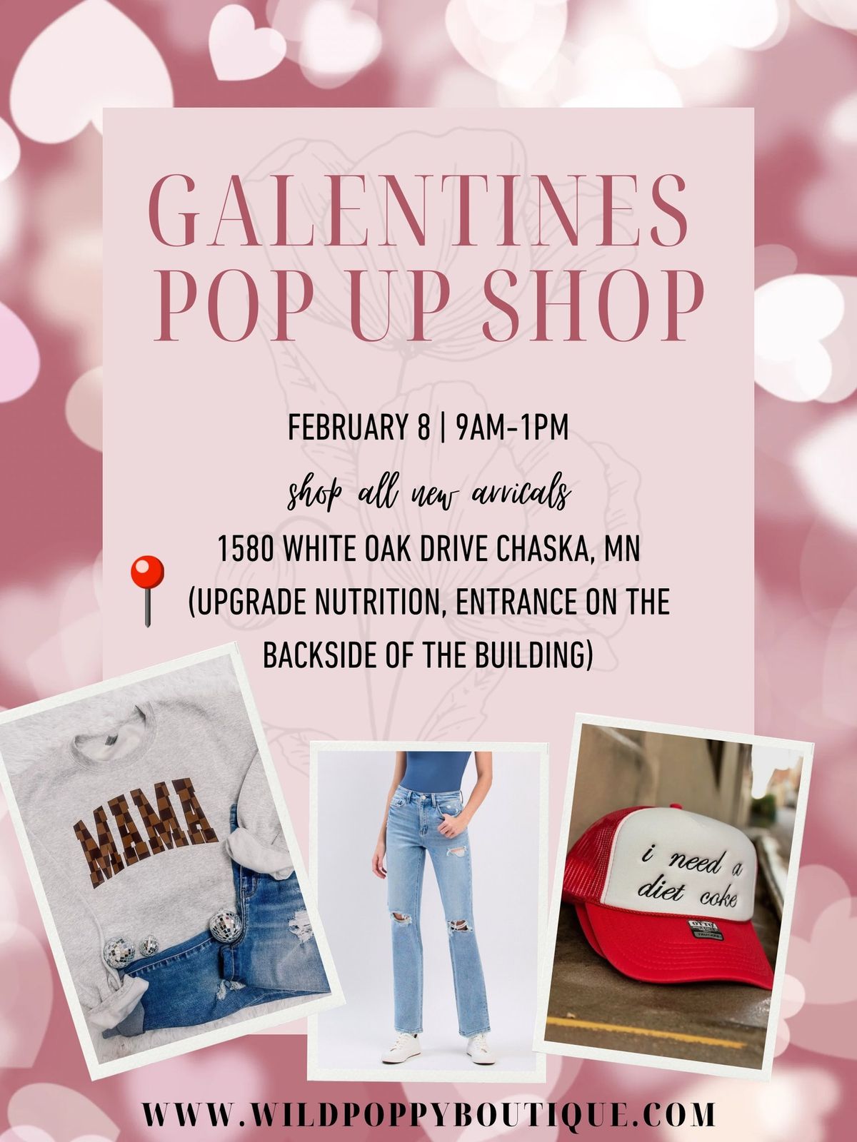 Galentines Boutique Pop Up Shopping