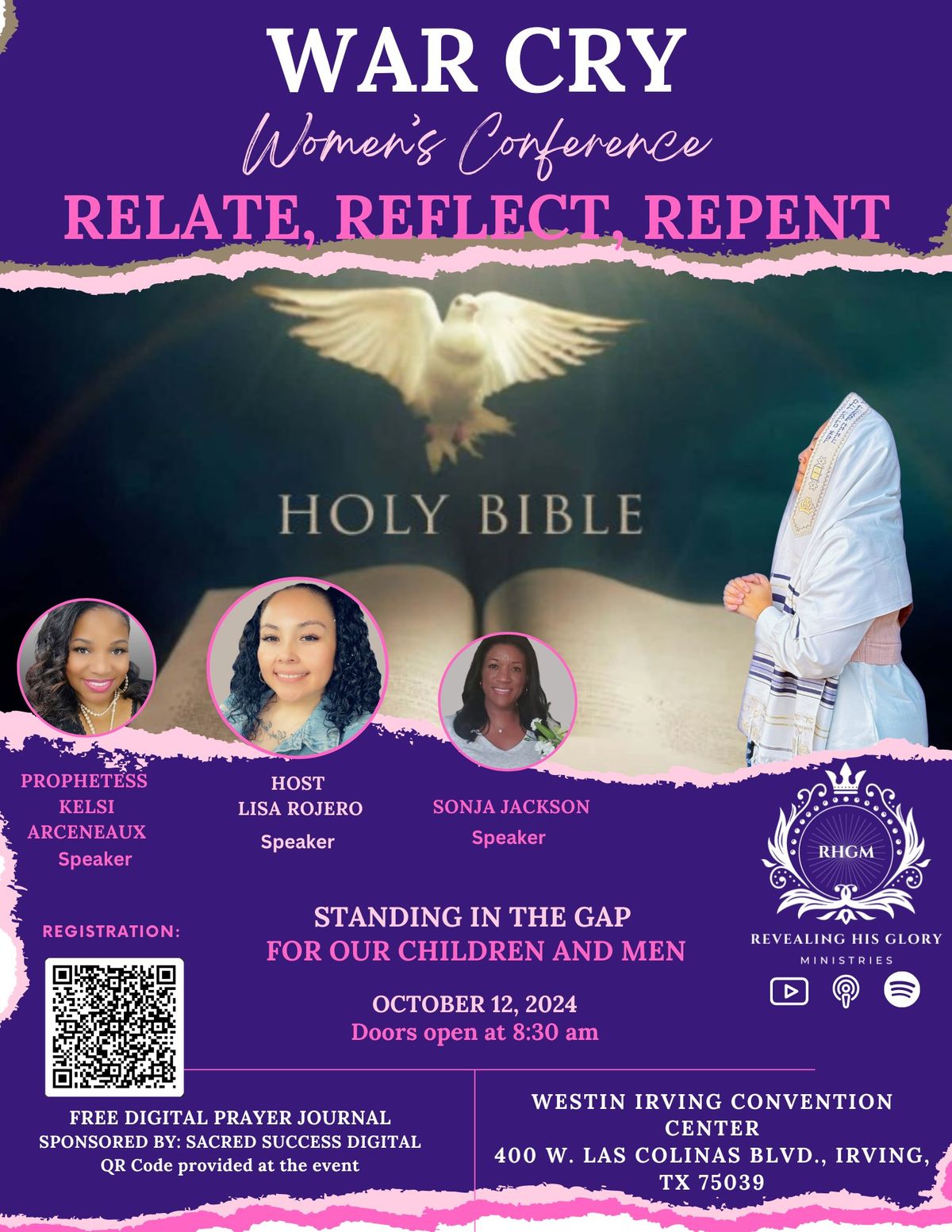 WAR CRY! Women's Conference: Relate, Reflect, Repent