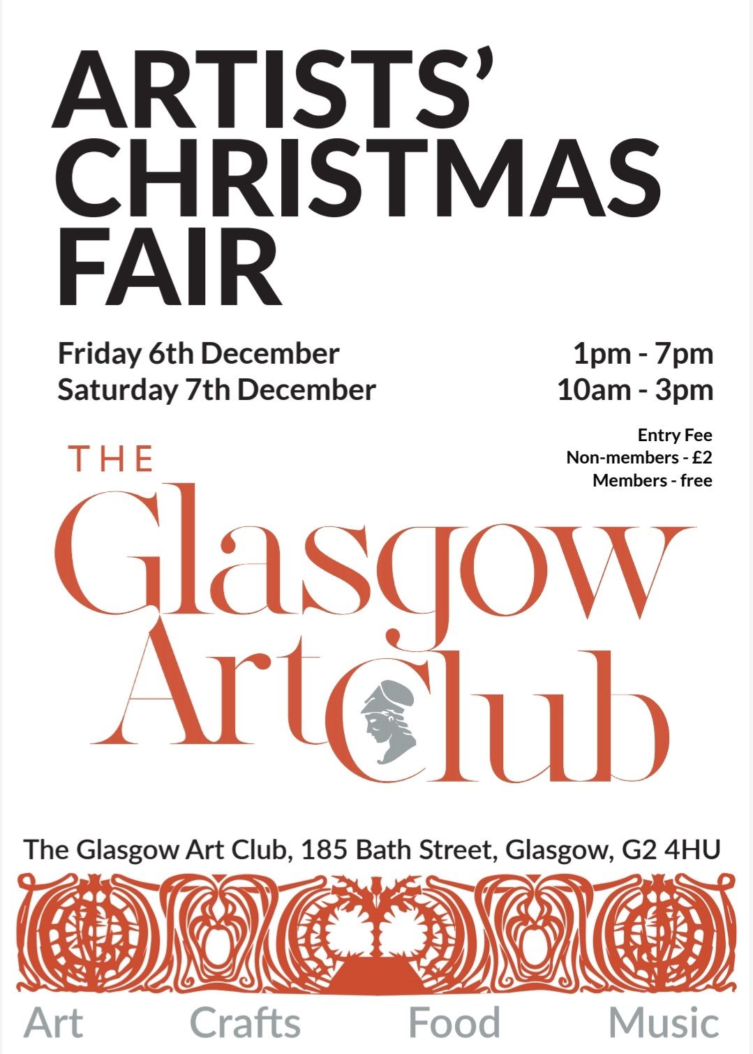 Artists' Christmas Fair 2024