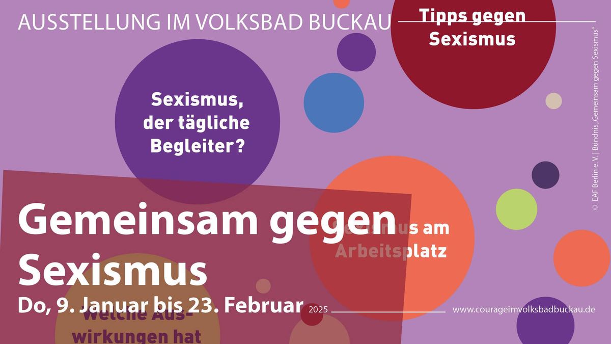 Ausstellung: Gemeinsam gegen Sexismus