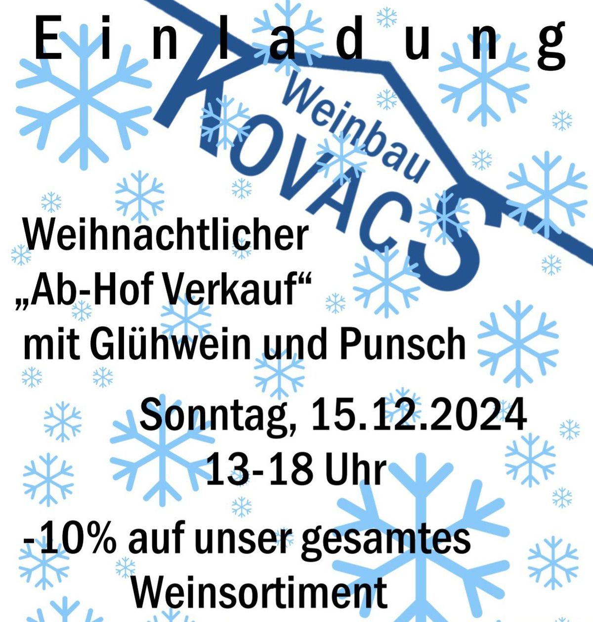 Weihnachtlicher Ab-Hof Verkauf