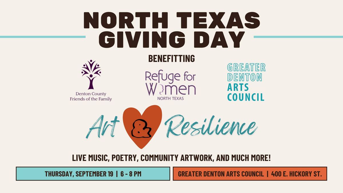 North Texas Giving Day - Art & Resilience