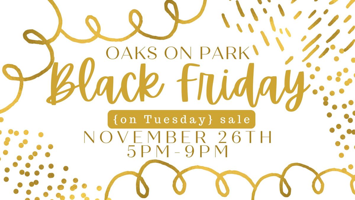 Black Friday {On Tuesday} Sale