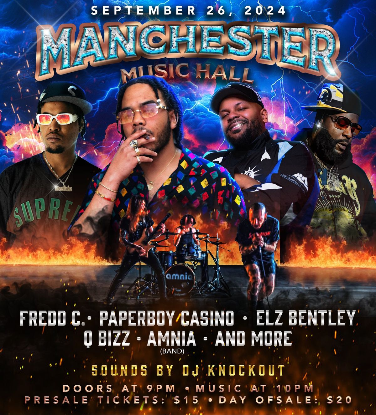 Fredd C. Paperboy Casino , ELZ Bentley, and Amnia - Lexington, KY