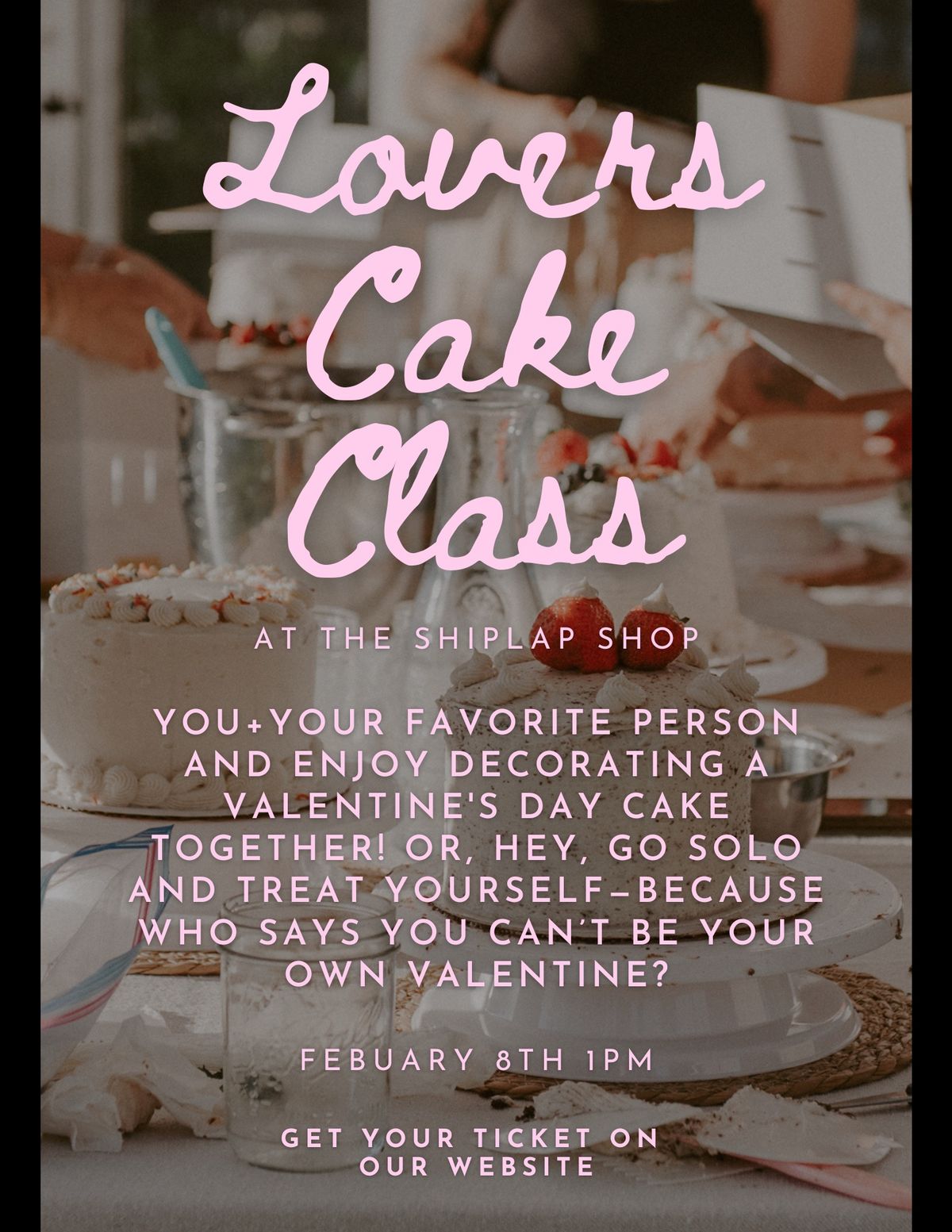 Lovers Cake Class \ud83e\udd0d