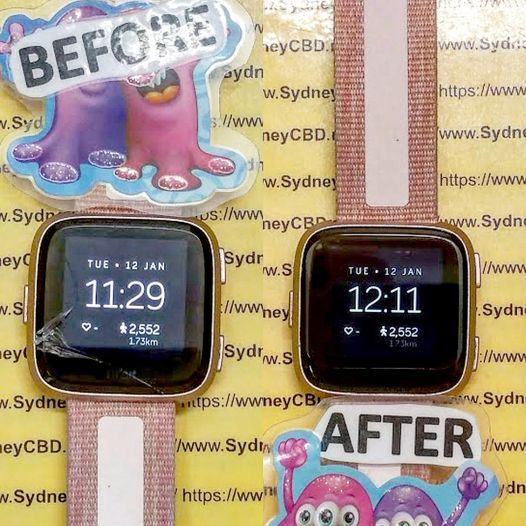 fitbit versa screen replacement australia