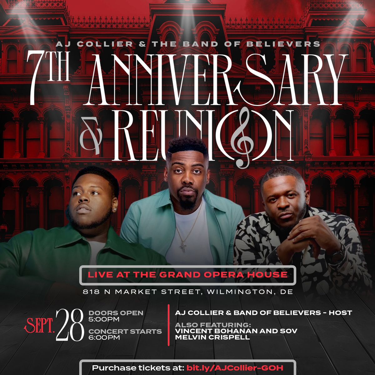 AJ Collier & the Band of Believers 7th Anniversary & Reunion