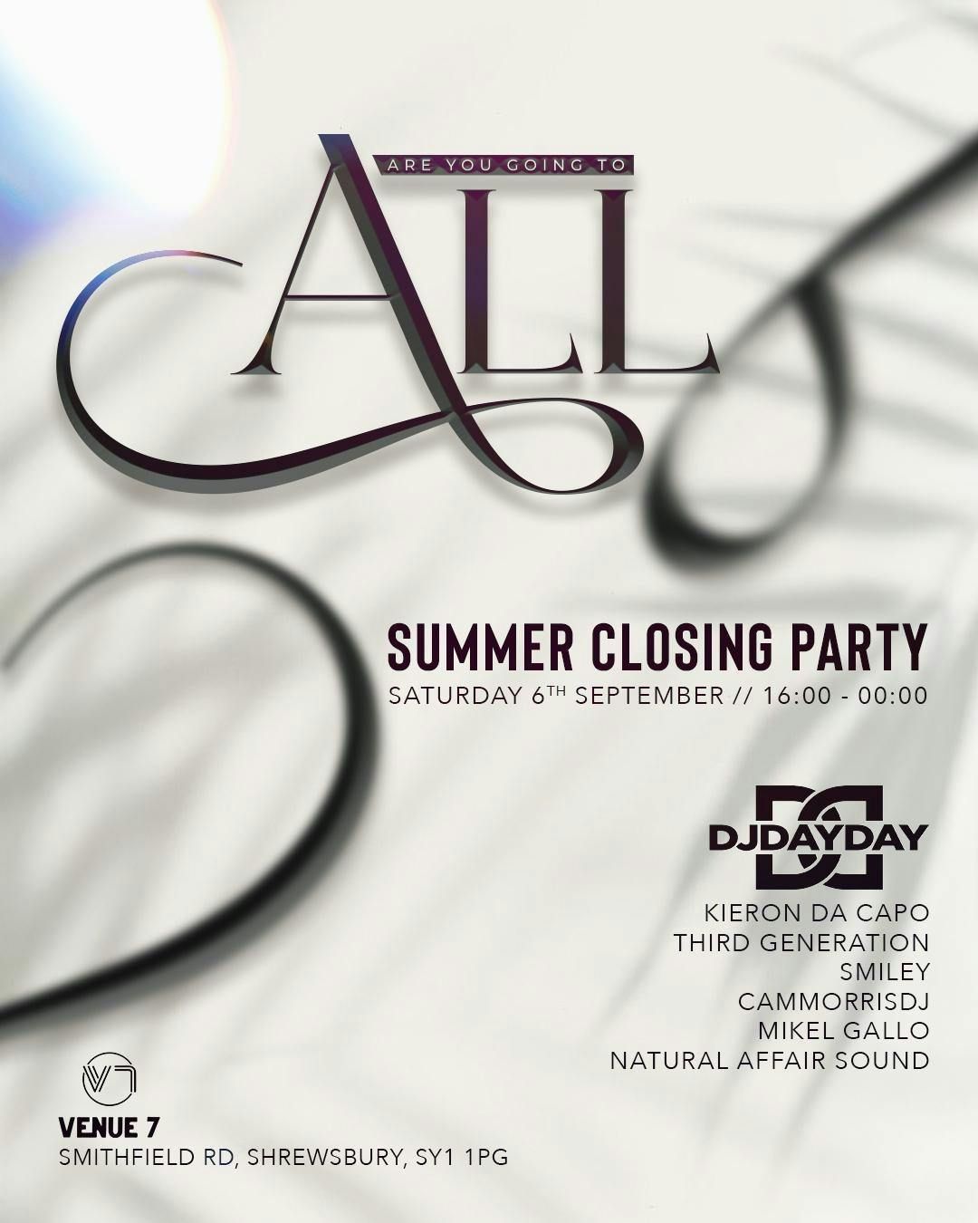 SUMMER CLOSING PARTY\u2600\ufe0f
