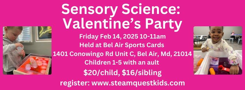 Sensory Science Valentine's Party