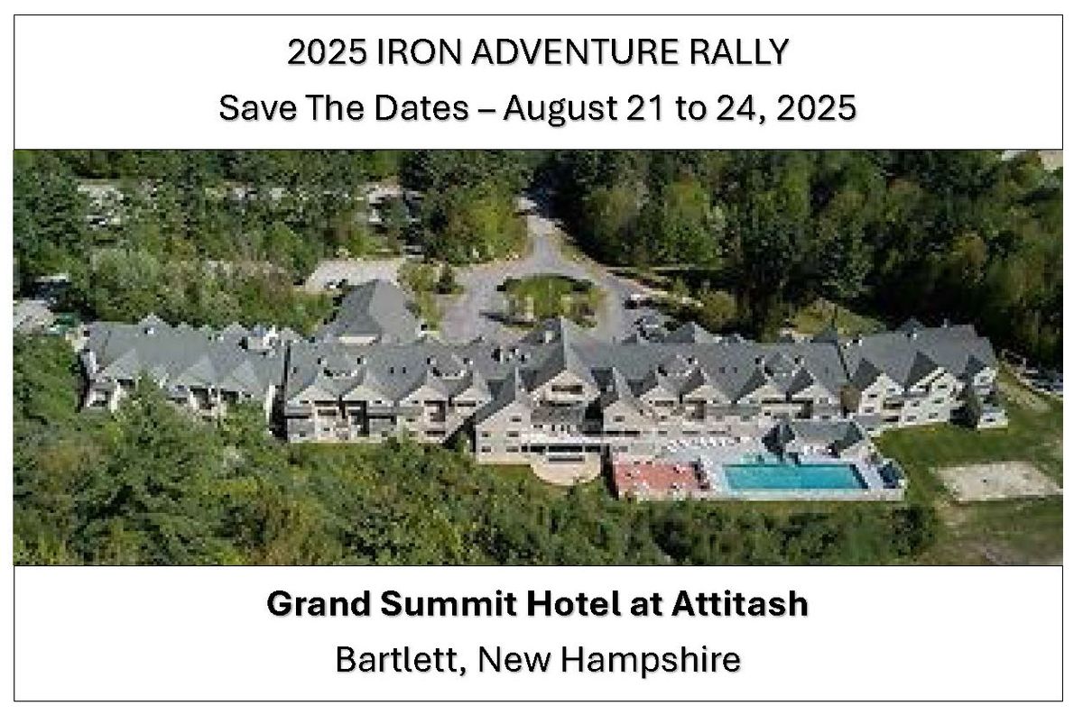 Open Meeting # 1 - 2025 Iron Adventure H.O.G. Rally