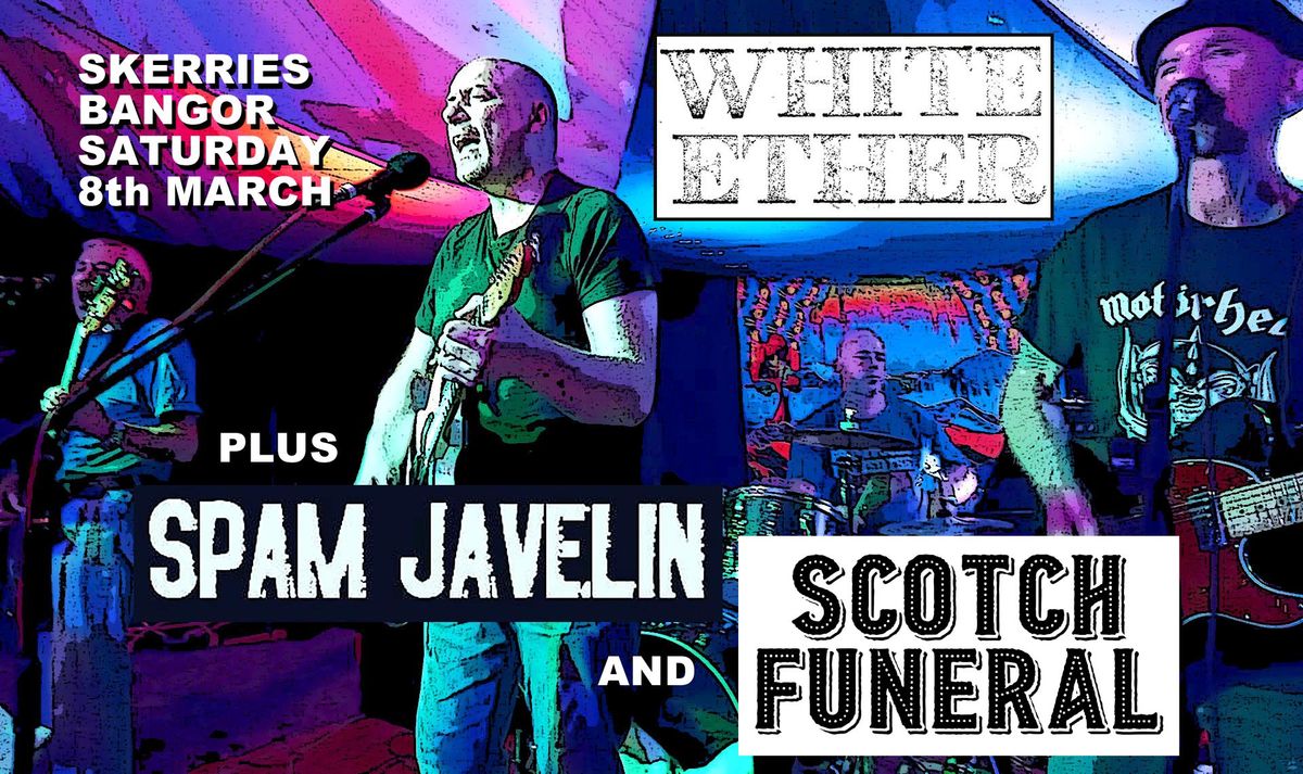 WHITE ETHER \/ SPAM JAVELIN \/ SCOTCH FUNERAL LIVE AT SKERRIES